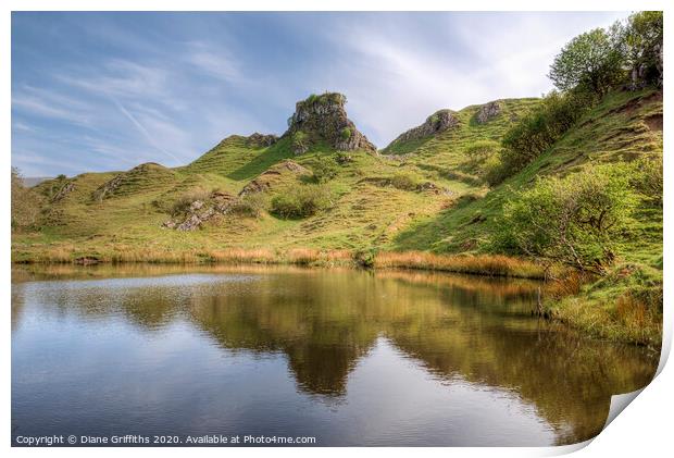 The Fairy Glen, Uig Print by Diane Griffiths
