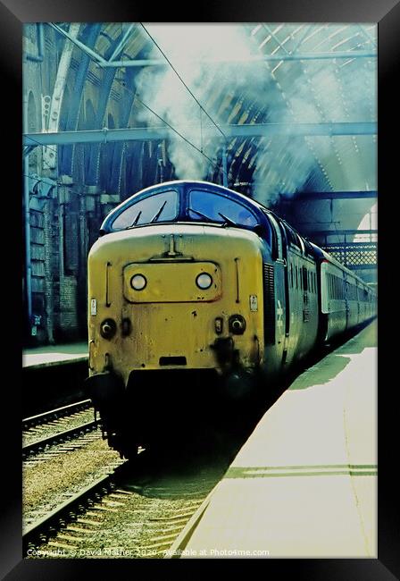 A Deltic to Hull Framed Print by David Mather