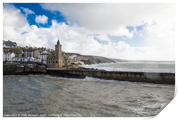 Porthleven: Britain's Southerly Seaside Sentinel Print by Holly Burgess