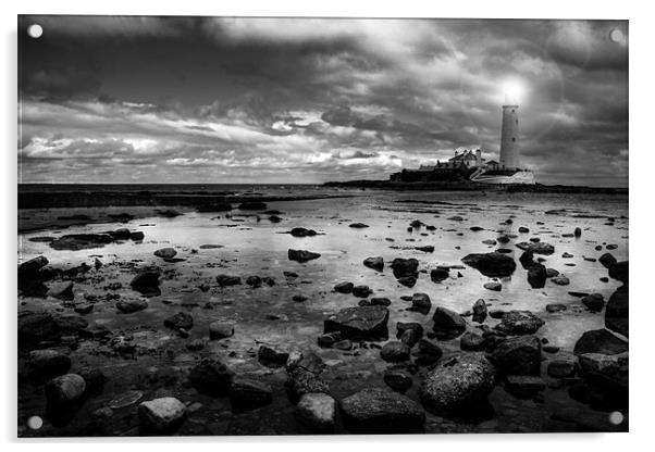 St. Mary's Lighthouse Acrylic by Toon Photography