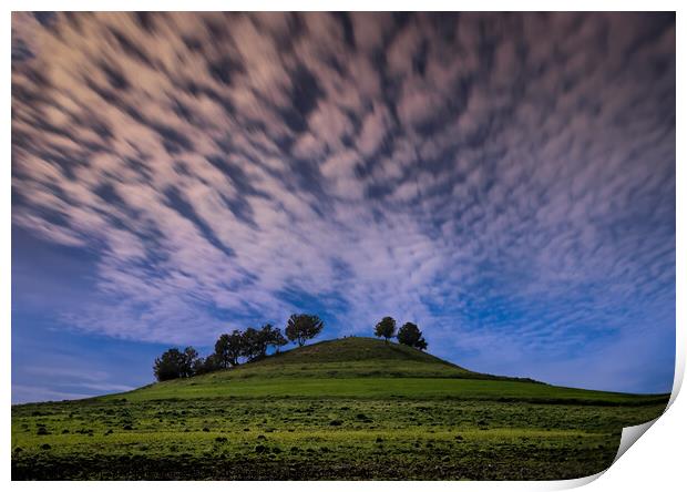 Cloudy Long exposure Sky  Print by Moe Dhia Merazka