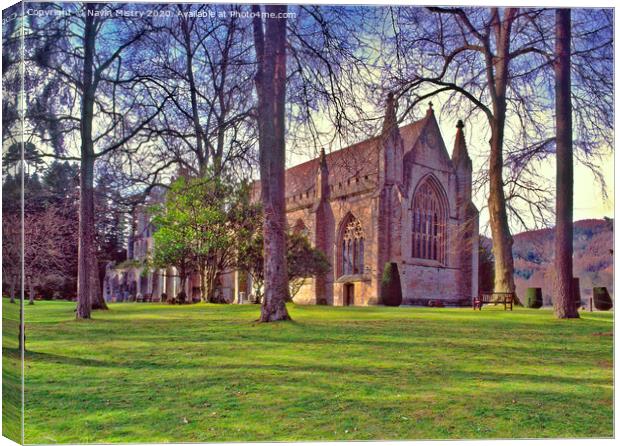 Dunkeld Cathedral, Perthshire, Scotland Canvas Print by Navin Mistry