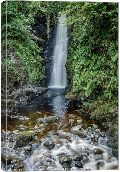 Waterfall Canvas Print by jim Hamilton