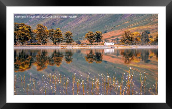 Autumn in the lakes Framed Mounted Print by Kevin Elias