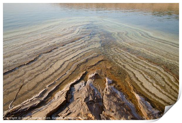 The Dead Sea Print by George Haddad