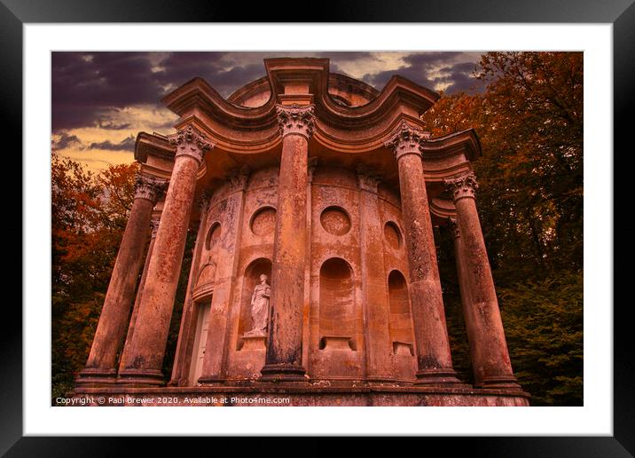 Temple of Apollo  Framed Mounted Print by Paul Brewer