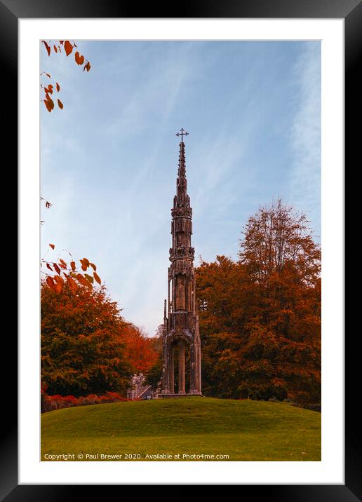 High cross of Bristol Framed Mounted Print by Paul Brewer