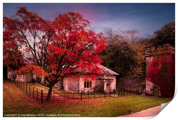 Gate House Print by Paul Brewer