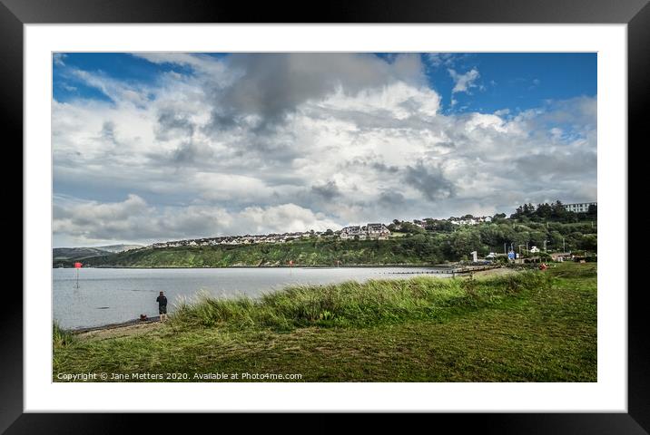 Clouds above Goodwick  Framed Mounted Print by Jane Metters