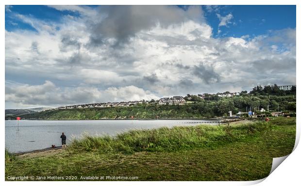 Clouds above Goodwick  Print by Jane Metters