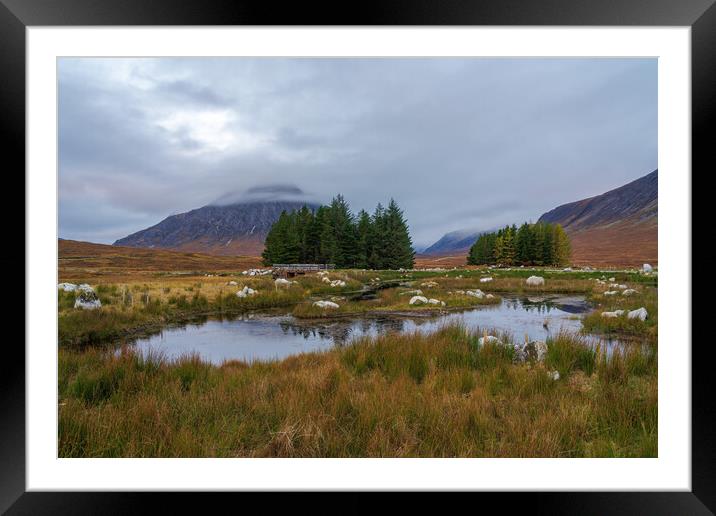 The Buachaille from Kingshouse Framed Mounted Print by Miles Gray