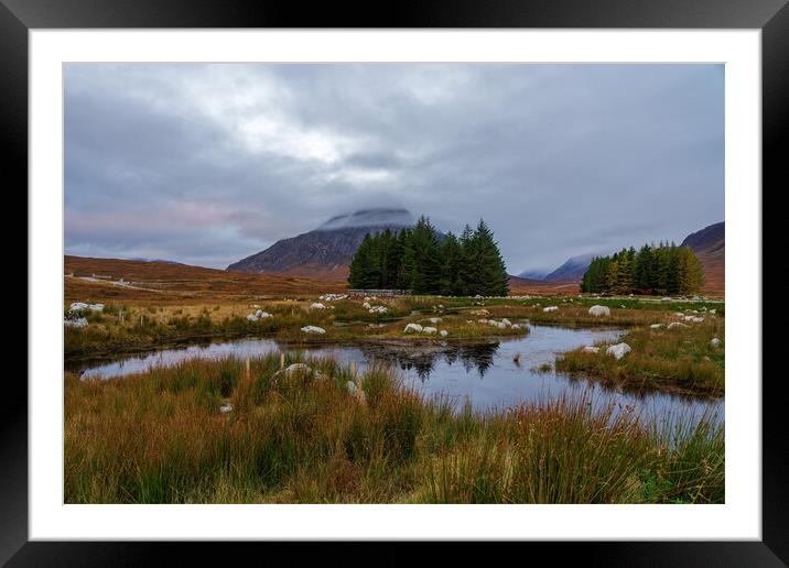 The Buachaille from Kingshouse Framed Mounted Print by Miles Gray