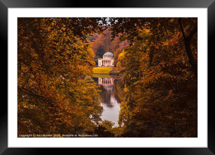 The Pantheon Framed Mounted Print by Paul Brewer