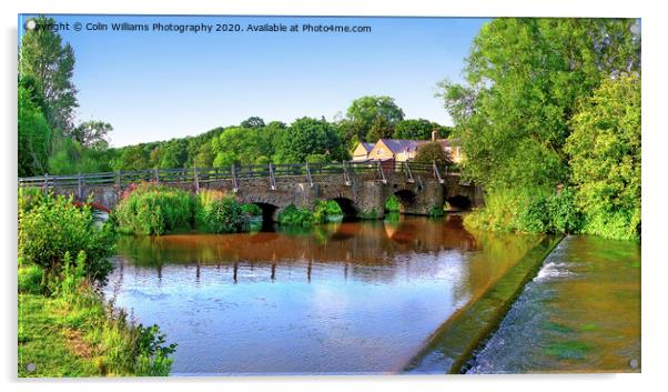 Tilford In Summer Acrylic by Colin Williams Photography