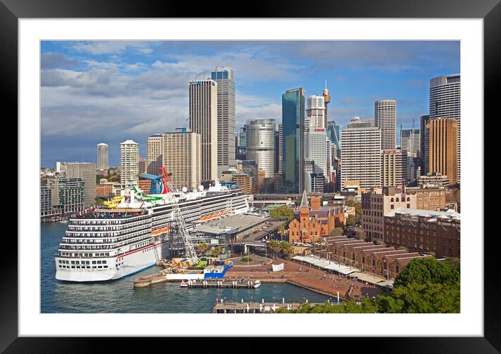 Sydney Harbour, Australia Framed Mounted Print by Arterra 