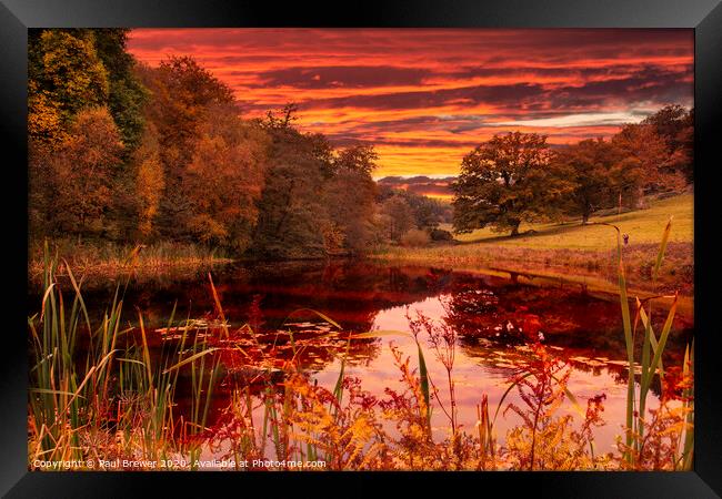 Autumn Colours Framed Print by Paul Brewer