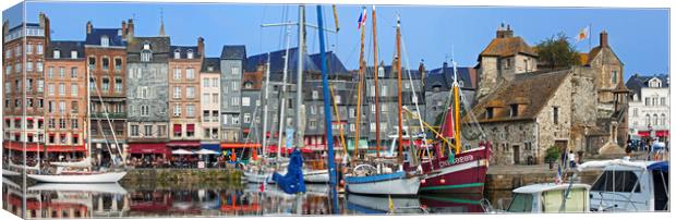 The Old Port at Honfleur, Normandy, France Canvas Print by Arterra 