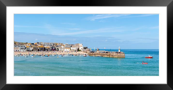 St Ives Midsummer Framed Mounted Print by Richard Downs