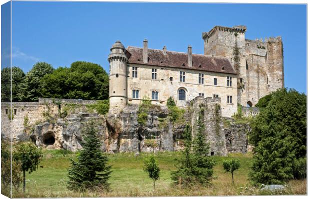 Château d'Excideuil in the Dordogne, France Canvas Print by Arterra 