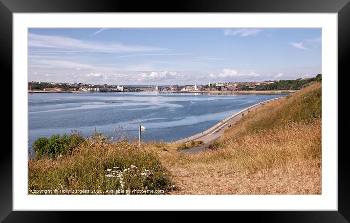 An Idyllic Day at North Shields Framed Mounted Print by Holly Burgess