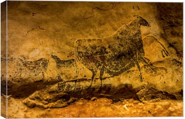 Lascaux Cave Art Canvas Print by Arterra 