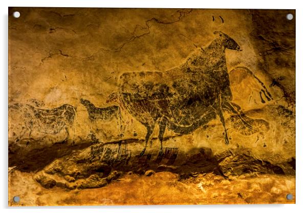 Lascaux Cave Art Acrylic by Arterra 