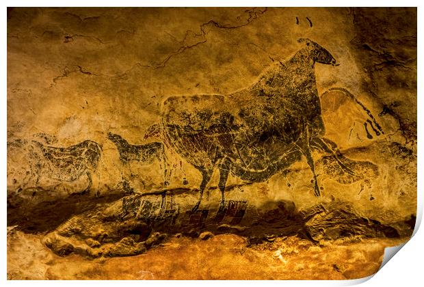 Lascaux Cave Art Print by Arterra 
