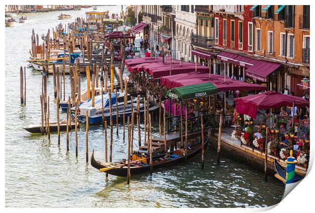 Grand Canal Venice Print by Len Pugh