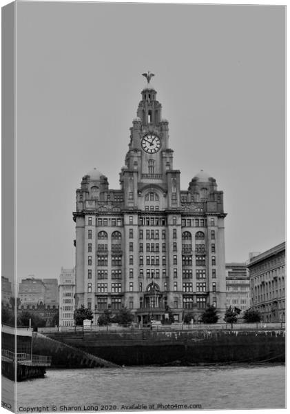 Royal Liver Building Canvas Print by Photography by Sharon Long 