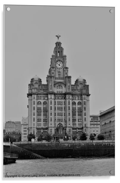 Royal Liver Building Acrylic by Photography by Sharon Long 