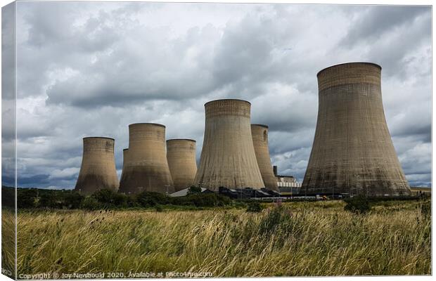 Cooling Towers - Ratcliffe on Soar Power Station  Canvas Print by Joy Newbould