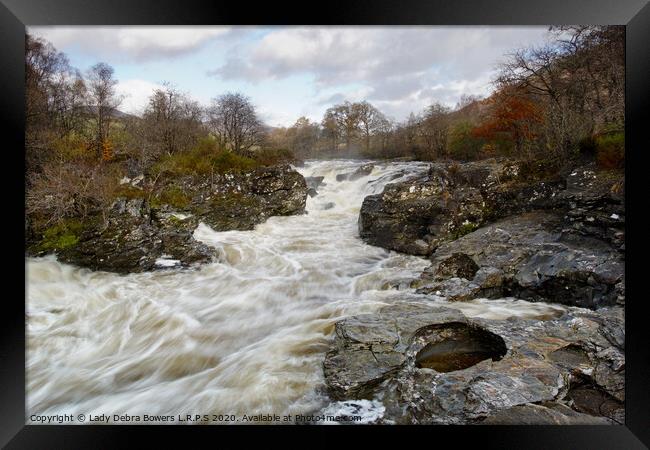 Flow of Orchy  Framed Print by Lady Debra Bowers L.R.P.S