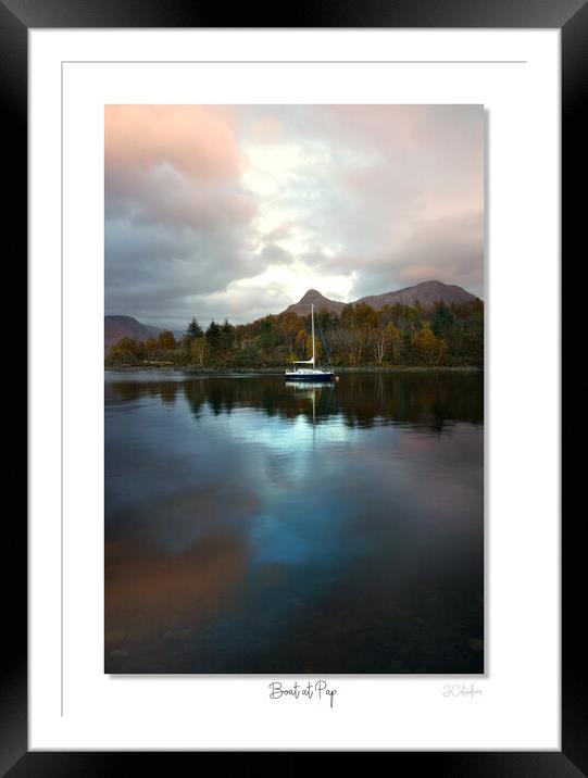 Boat at Pap. Framed Mounted Print by JC studios LRPS ARPS