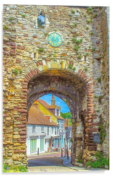 Timeless Beauty Landgate Arch in Rye Acrylic by Ian Stone