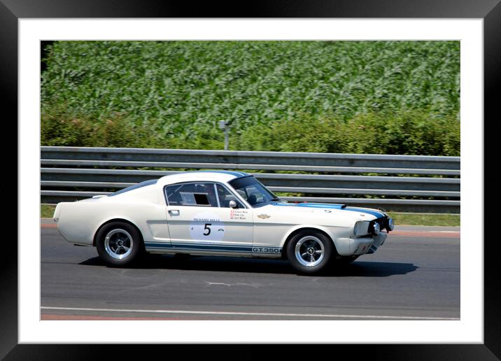 Shelby Ford Mustang 350 GT Sports Car Framed Mounted Print by Andy Evans Photos