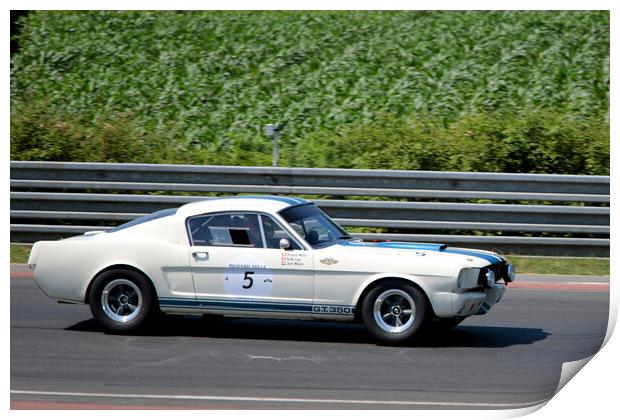 Shelby Ford Mustang 350 GT Sports Car Print by Andy Evans Photos