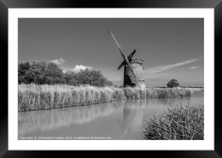Brograve Mill Framed Mounted Print by Christopher Keeley