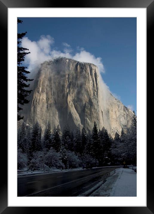 El Capitan Framed Mounted Print by Terry Willmer