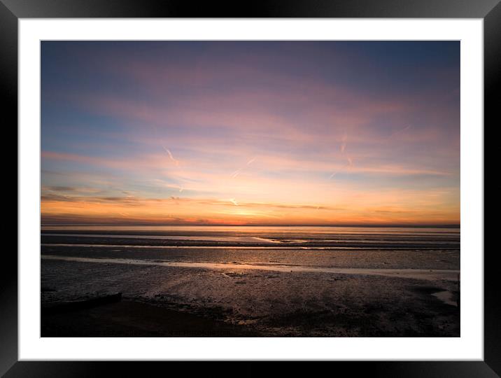 Sunrise at The Garrison, Shoeburyness, Essex, UK Framed Mounted Print by Peter Bolton
