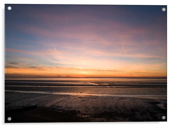 Sunrise at The Garrison, Shoeburyness, Essex, UK Acrylic by Peter Bolton