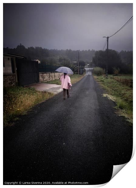After rain Print by Larisa Siverina