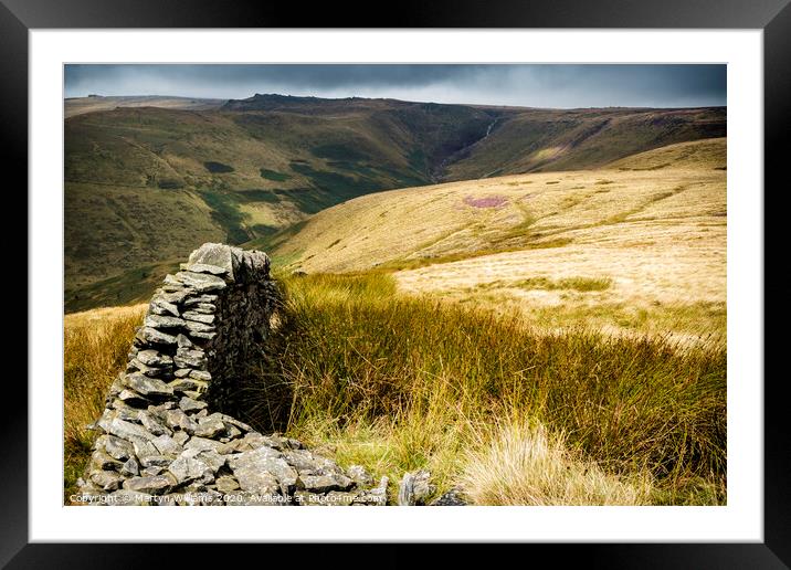 Crowden Clough, Kinder Scout Framed Mounted Print by Martyn Williams
