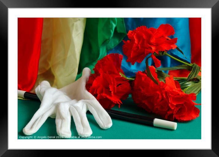 Magic Touch Framed Mounted Print by Angelo DeVal