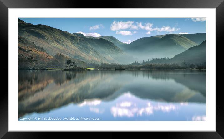 Ullswater Calm Framed Mounted Print by Phil Buckle