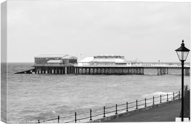 Cromer Pier Canvas Print by Christopher Keeley
