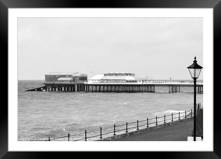 Cromer Pier Framed Mounted Print by Christopher Keeley