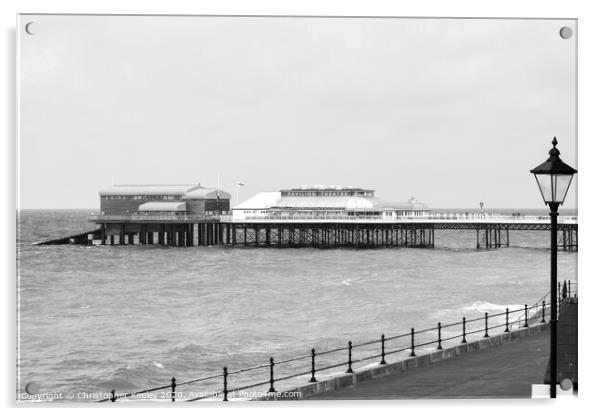 Cromer Pier Acrylic by Christopher Keeley