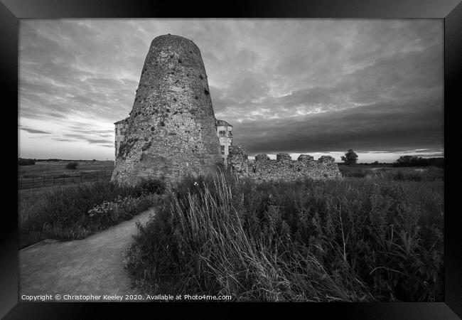 St Benet’s Abbey Framed Print by Christopher Keeley