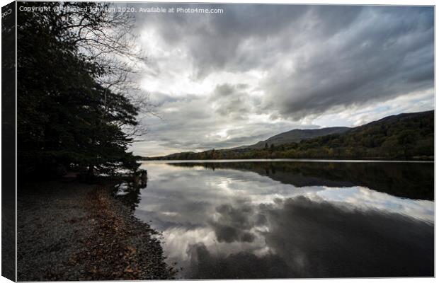 Coniston Water Canvas Print by bernard johnson