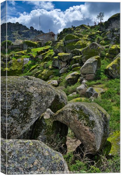 Hiking to the Village of Monsanto in Portugal Canvas Print by Angelo DeVal